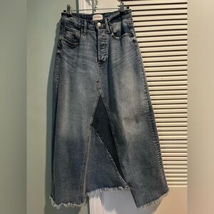 Driftwood Katie Denim Maxi Skirt